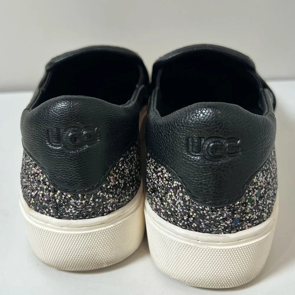 UGG Black Multi-Glitter Slip-On Shoes - Picture 12 of 15